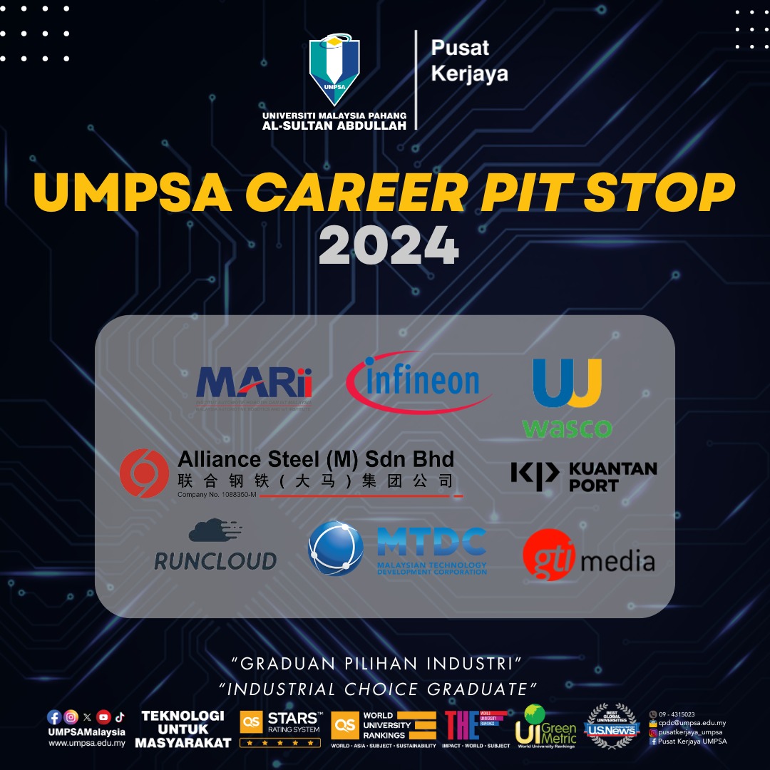UMPSA CAREER PIT STOP 2024 - 12 MAY 2024!!